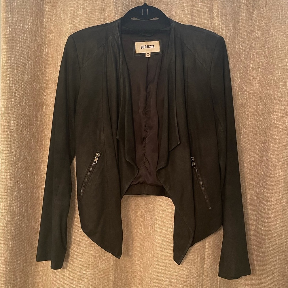 BB Dakota Vegan Leather/Suede Jacket